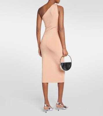 One-shoulder midi dress | Galvan