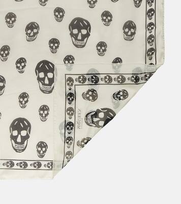Printed silk scarf | McQueen