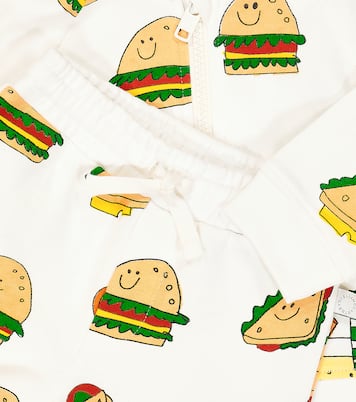 婴幼儿 — 棉质帽衫与短裤套装 | Stella McCartney Kids