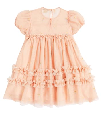 Embroidered floral tulle dress | Stella McCartney Kids