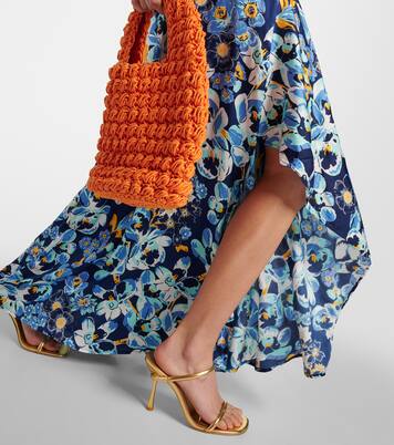 Robe longue Mabelle à fleurs | Poupette St Barth