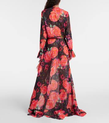 Robe longue Bellen à fleurs | Bananhot