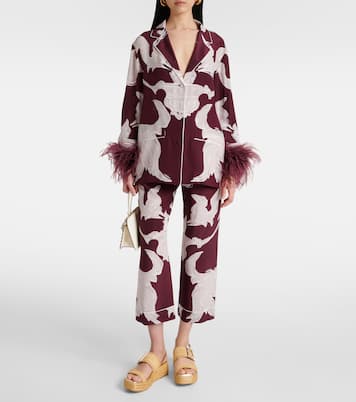 Verzierte Espadrille-Sandalen aus Raffiabast | Roger Vivier