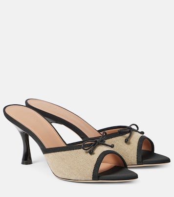x Tabitha Simmons 70 leather-trimmed mules | Malone Souliers