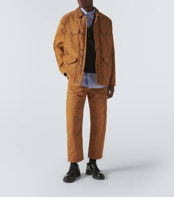 Corduroy-trimmed cotton jacket | Comme des Garçons Homme