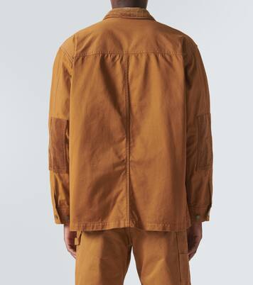 Corduroy-trimmed cotton jacket | Comme des Garçons Homme