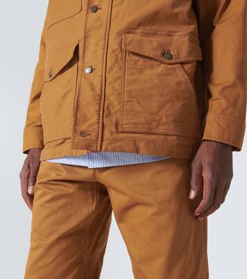 Corduroy-trimmed cotton jacket | Comme des Garçons Homme