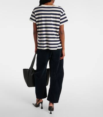 Brady striped cotton T-shirt | Nili Lotan