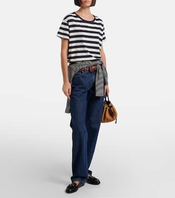 Camiseta Brady de algodón a rayas | Nili Lotan