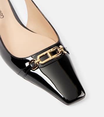 Slingback-Ballerinas Whitney aus Lackleder | Tom Ford