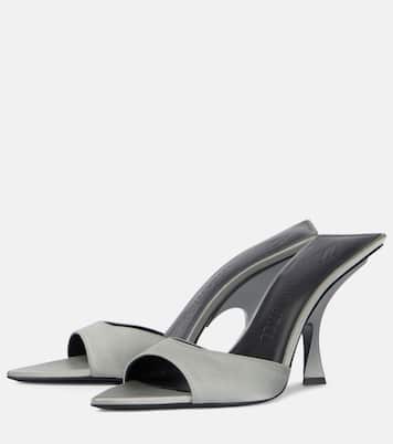 Pantoletten Ester 95 aus Satin | The Attico