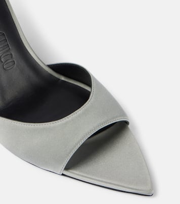 Pantoletten Ester 95 aus Satin | The Attico