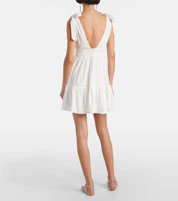 Robe Cara en coton à broderies anglaises | Poupette St Barth