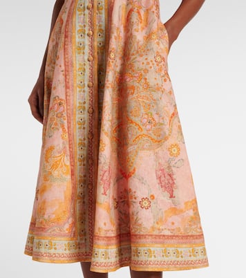 Abito chemisier Acacia in lino | Zimmermann