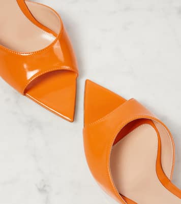 Pantoletten aus Lackleder | Gianvito Rossi