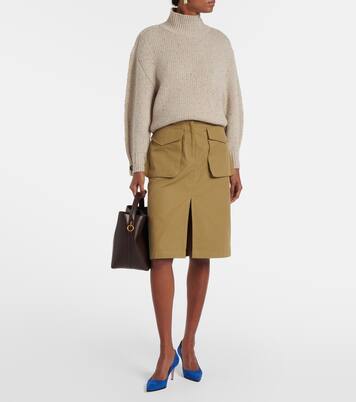 حذاء بكعب من الجلد السويدي Gianvito 70 | Gianvito Rossi