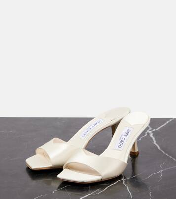 Skye 70 satin mules | Jimmy Choo