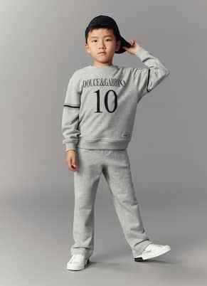 Logo cotton jersey tracksuit | Dolce&Gabbana Kids