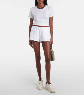 New 70s printed cotton jersey T-shirt | Gucci