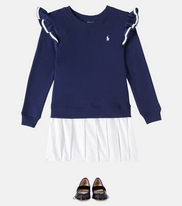 Robe rayée en coton mélangé | Polo Ralph Lauren Kids