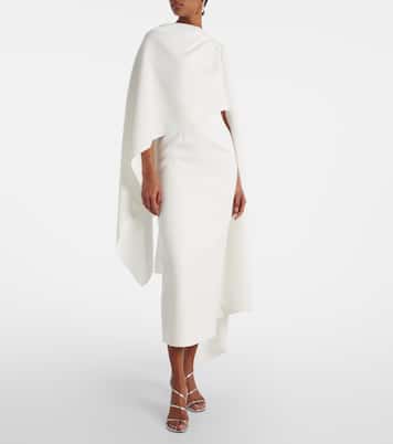 Robe de mariée midi Demetria en crêpe | Roksanda