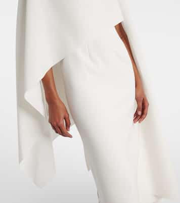 Robe de mariée midi Demetria en crêpe | Roksanda