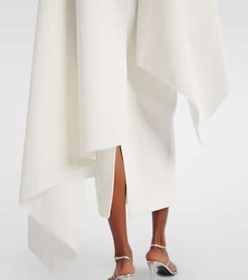 Robe de mariée midi Demetria en crêpe | Roksanda