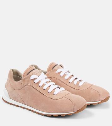 Zapatillas de ante con Monili | Brunello Cucinelli