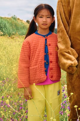 Wattierte Jacke aus einem Baumwollgemisch | Bobo Choses