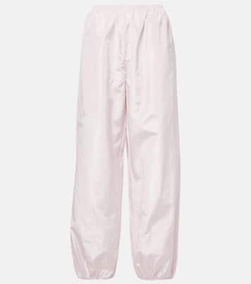 Pantalon ample Balloon en soie | Alaïa