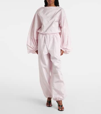 Pantalon ample Balloon en soie | Alaïa