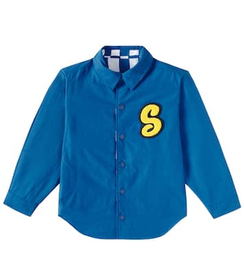 Reversible cotton-blend jacket | Stella McCartney Kids