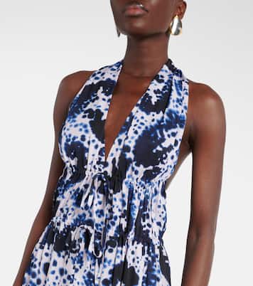 Robe longue imprimée | Dries Van Noten