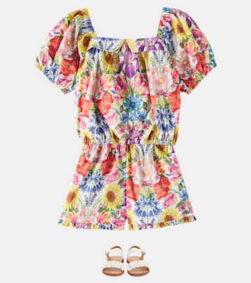 Floral cotton top and shorts set | Tartine et Chocolat
