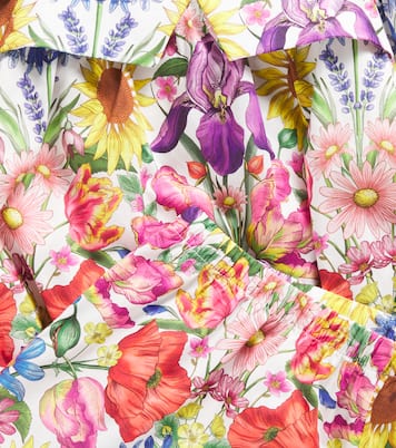 Floral cotton top and shorts set | Tartine et Chocolat