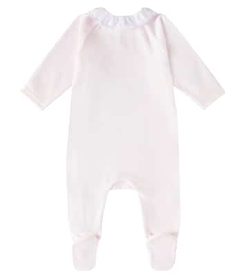 Baby embroidered cotton-blend onesie | Tartine et Chocolat