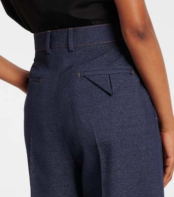 Wool drill tapered pants | Bottega Veneta