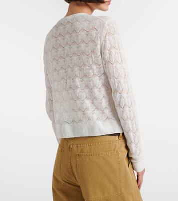Cardigan aus Pointelle-Strick | Vince