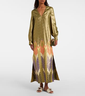 Adamantine embellished leather slides | Valentino Garavani