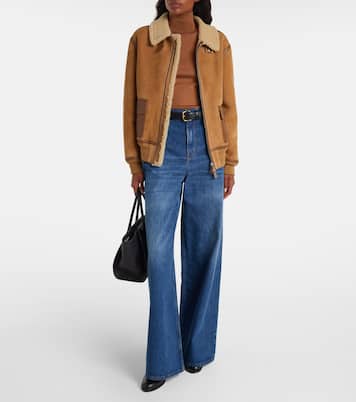 Jersey de cuello alto en mezcla de seda | Ralph Lauren Collection