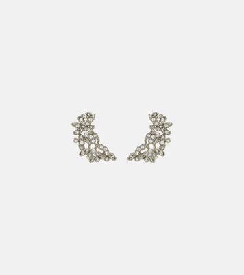 Orecchini ear cuff con cristalli | Jil Sander