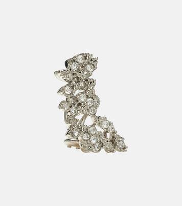Orecchini ear cuff con cristalli | Jil Sander