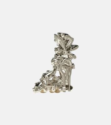 Orecchini ear cuff con cristalli | Jil Sander