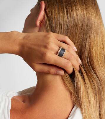 Vorsteckringe Milli für Smart Rings aus 18kt Gelbgold (750/1000) mit Diamanten | Suzanne Kalan