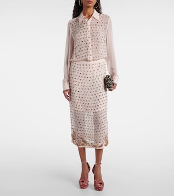 Cosmic Love 130 velvet platform sandals | Aquazzura