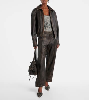 Leather jacket | Jacques Wei
