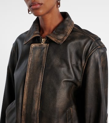 Leather jacket | Jacques Wei