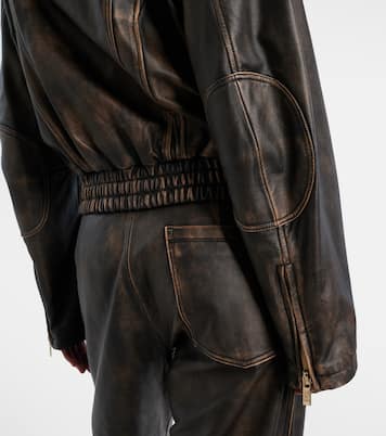 Leather jacket | Jacques Wei