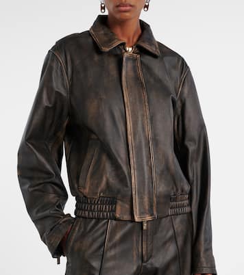 Leather jacket | Jacques Wei
