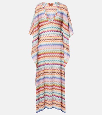 Zigzag lamé kaftan | Missoni